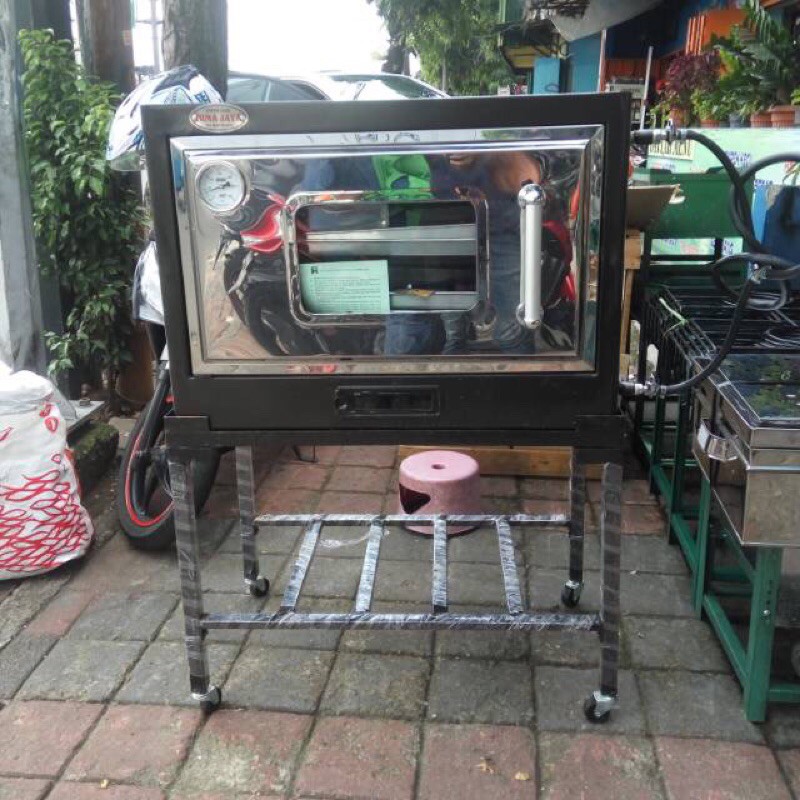 Oven gas Bima Jaya 8044 pintu stainless