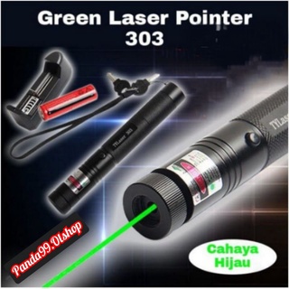 Green Laser Pointer 303/ Laser Hijau/ Laser Kunci Keamanan⭐ panda99 ⭐