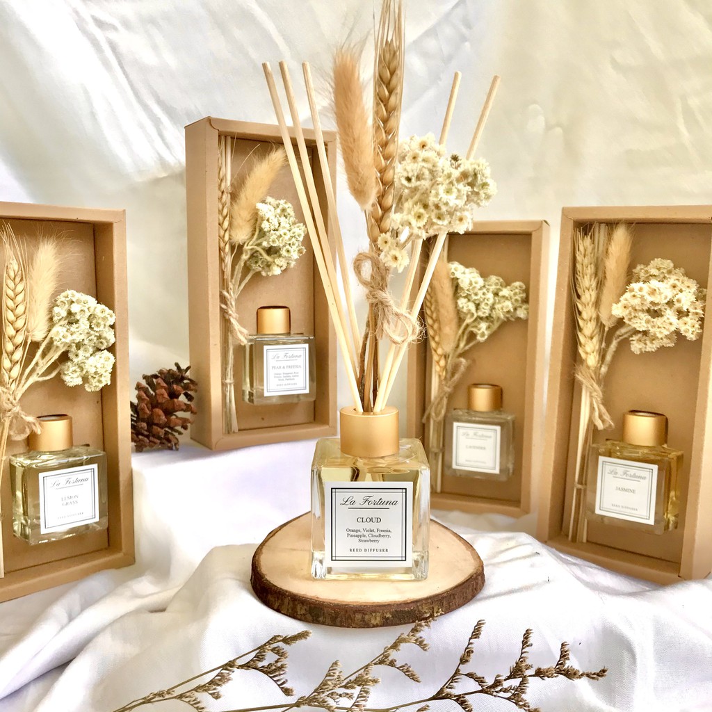 LA FORTUNA - REED DIFFUSER AROMATHERAPHY 50ml | PEWANGI PENGHARUM RUANGAN | PEWANGI AROMATERAPI-Baccarat