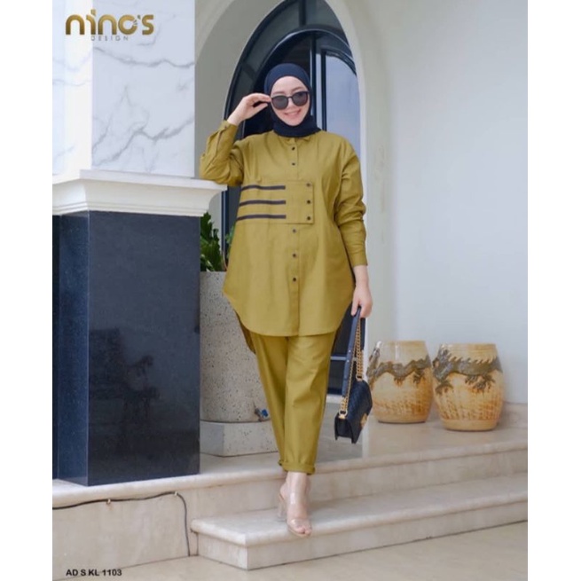 SETCEL TUNIK 2 IN 1/ FASHION WANITA