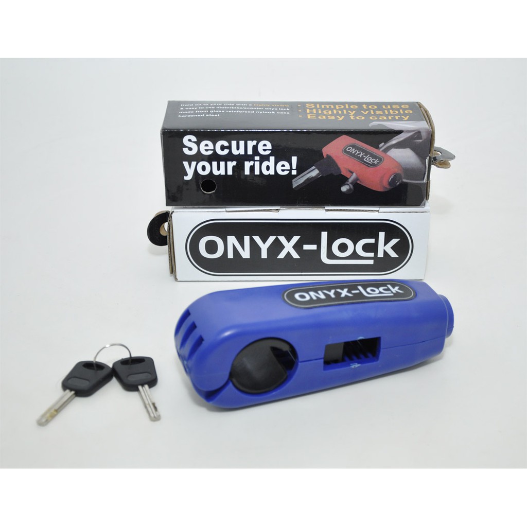 0464 ONYX Lock Kunci Gembok Pengaman Stang Motor Grip Lock-2