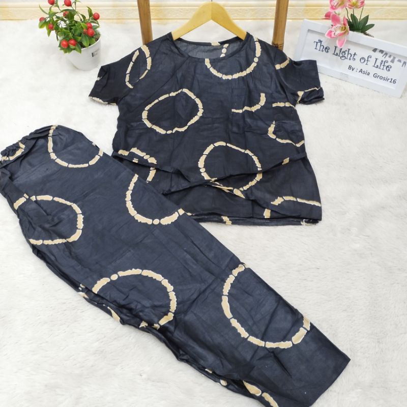 One set Tie Die // Setelan wanita kekinian-Set 3