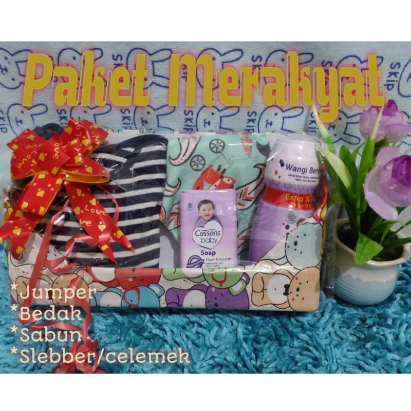 

Parcel kado bayi baru lahir, paket merakyat