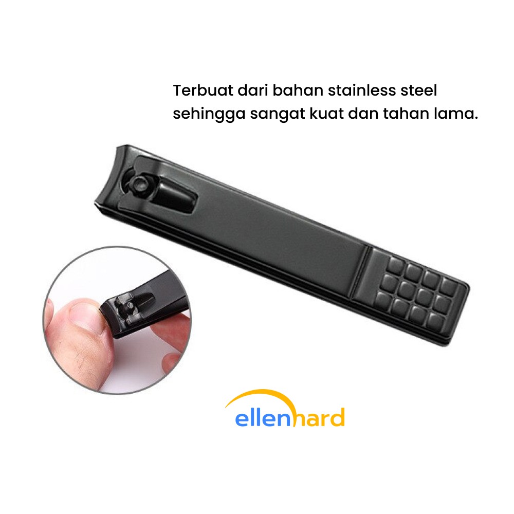 Gunting Kuku Set Potong Kuku 3 Pcs Nail Trimmer Manicure Pedicure Stainless Steel