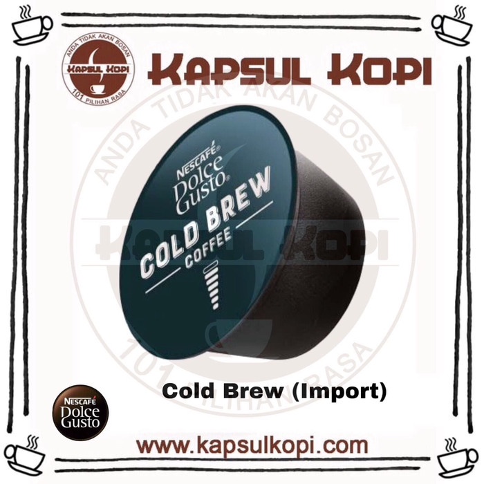 

Kopi - Paket 6 Kapsul Cold Brew Kapsul Kopi Nescafe Dolce Gusto Import