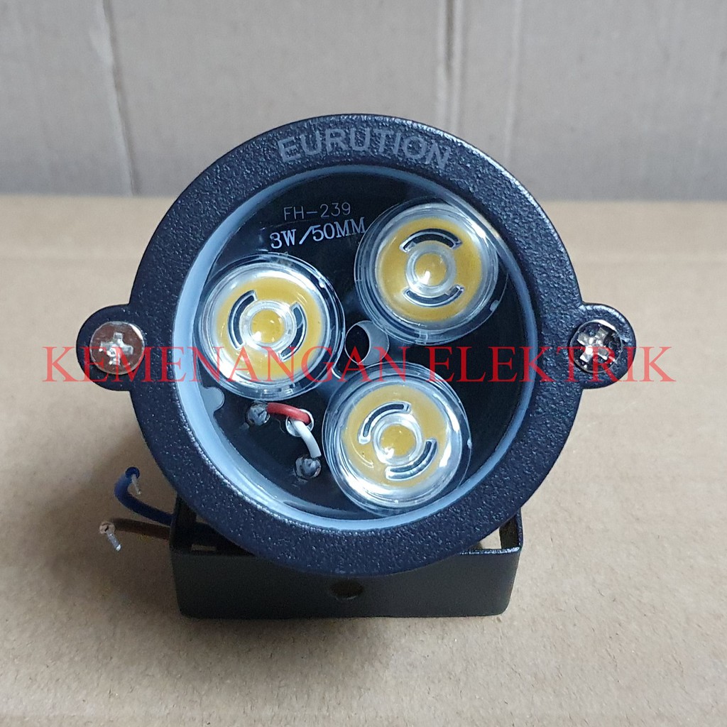 LAMPU SOROT TAMAN LED 3WATT TEMPEL EURUTION / SPOTLIGHT 3W 3 W 3 WATT / LAMPU OUTDOOR