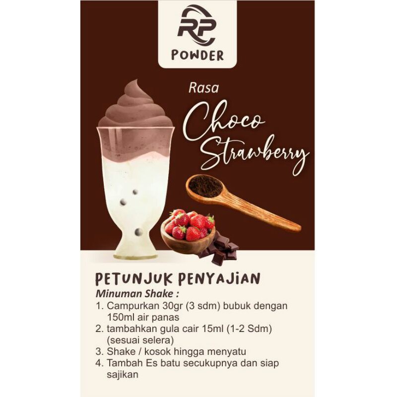 

Bubuk minuman rasa choco strawberry