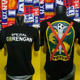 Kaos Bonek Jancok Hitam Versi Aremania Arematia Anti Persebaya 1927 Terbaru 2021 Shopee Indonesia