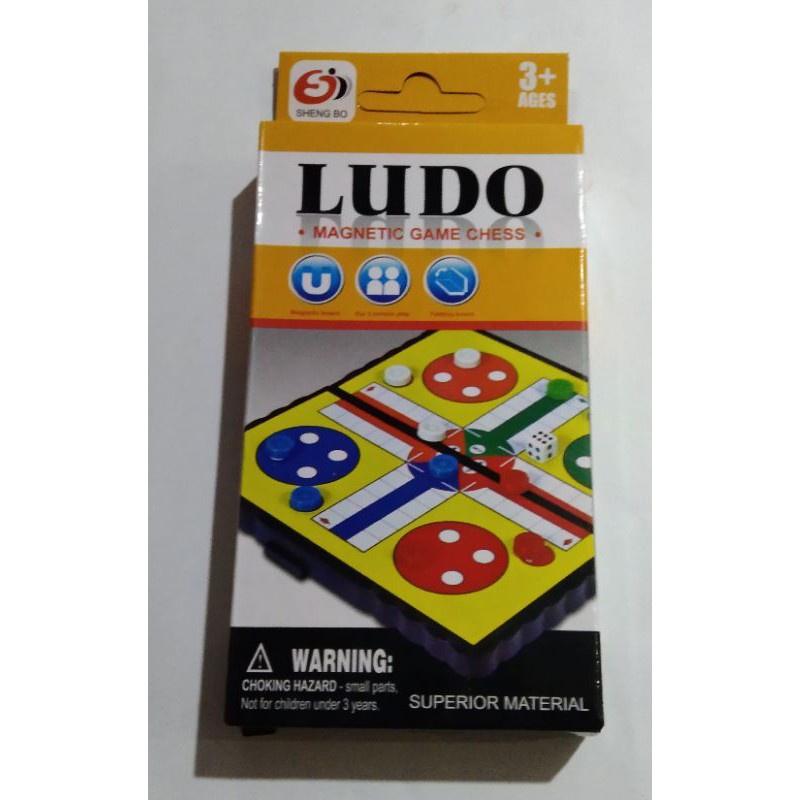 MAINAN ANAK LUDO MINIFAMILY GAME MAGNETIC