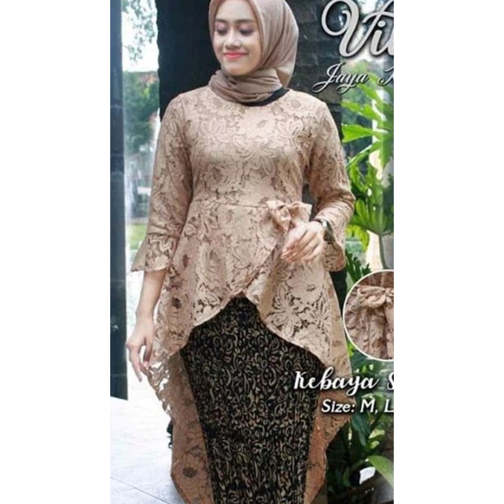 atasan kebaya brukat sri kandi trendy