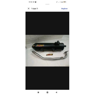 Knalpot copy cms dr sound pcx 150 lokal & pcx 160 new