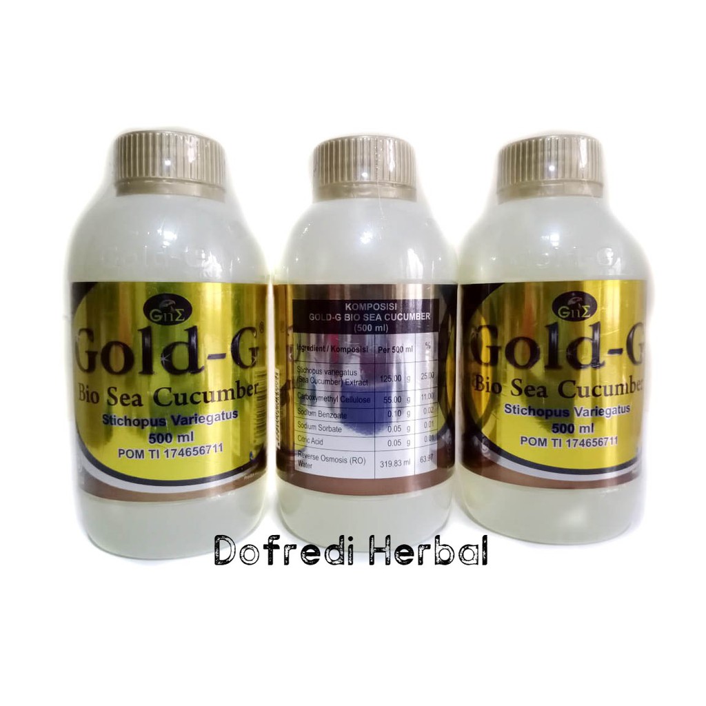 GOLD-G Bio Sea Cucumber 500 ml ORIGINAL