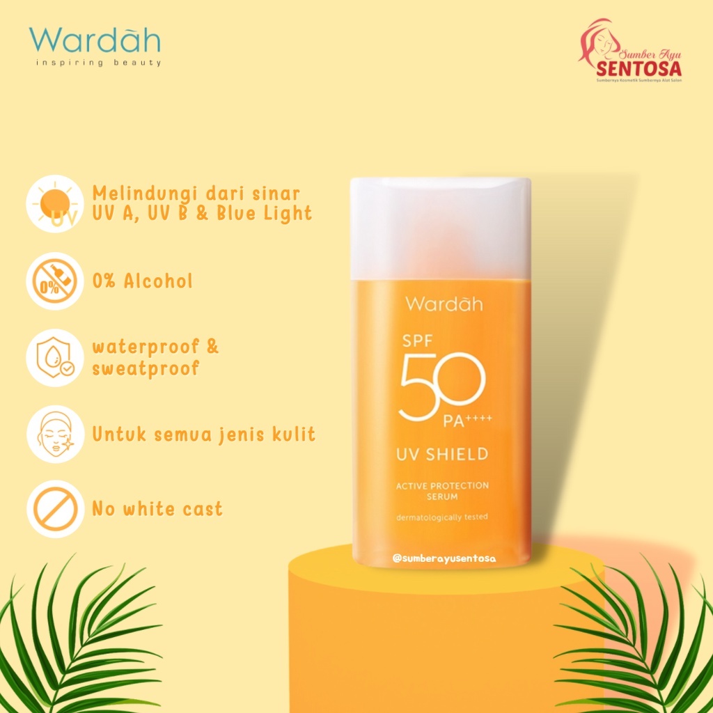 WARDAH UV SHIELD ACTIVE PROTECTION SERUM SPF 50 PA ++++ 35ML