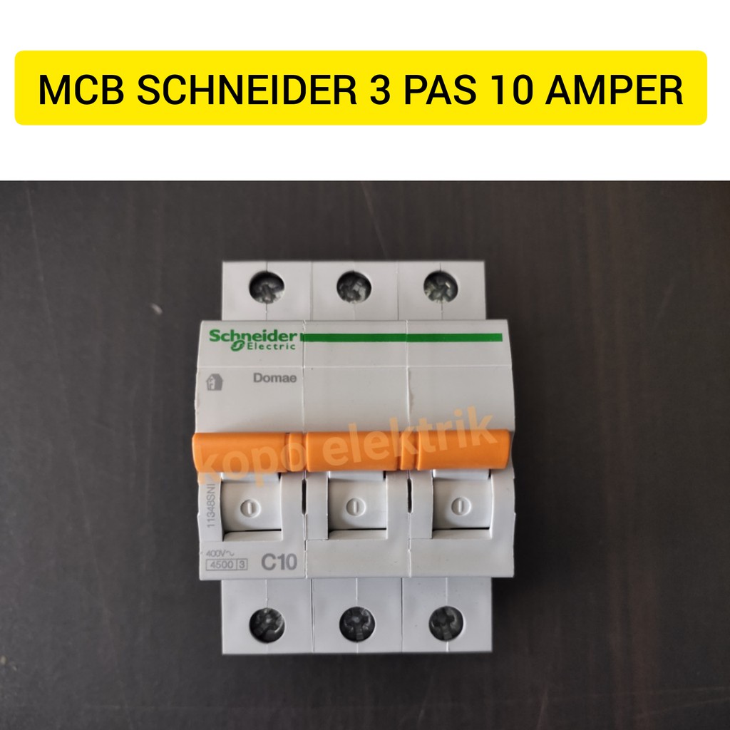 MCB Schneider Domae 3 PAS 10 Amper Original
