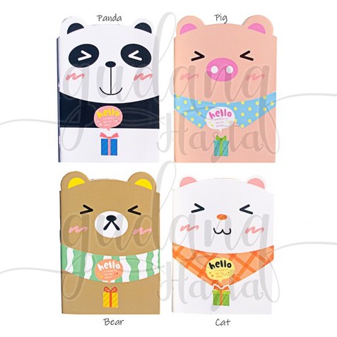 

Notebook Mini Present Animal Buku Catatan Mini Hewan GH 308328