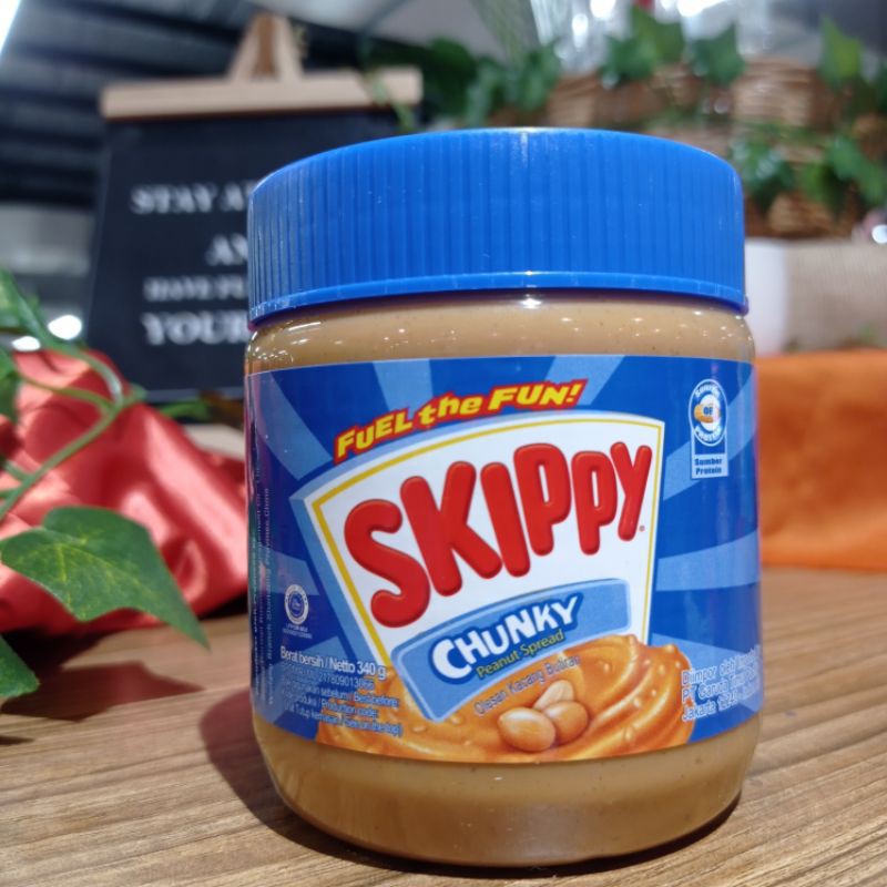 

skippy peanut butter chunky 340gr