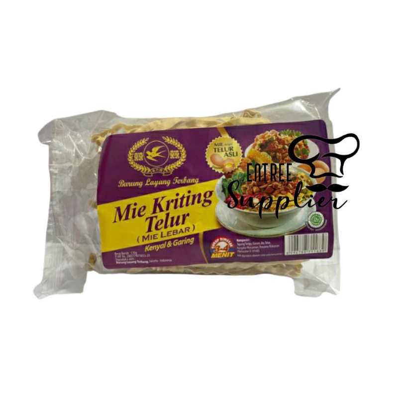 

Mie Lebar Mie Kriting Telur Cap Burung Layar Terbang 130gr