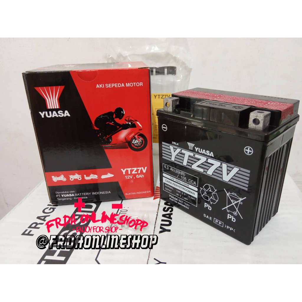 AKI MOTOR YAMAHA NMAX YTZ7V YUASA