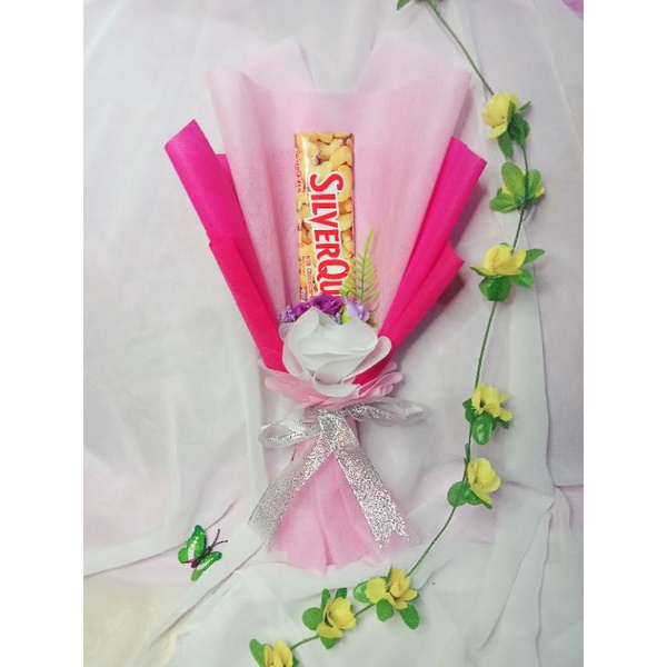 

PROMO! Buket coklat / Silverqueen / buket snack / hadiah wisuda / snack bouquet / kado wisuda / kado valentine / buket silverqueen / hadiah ulangtahun