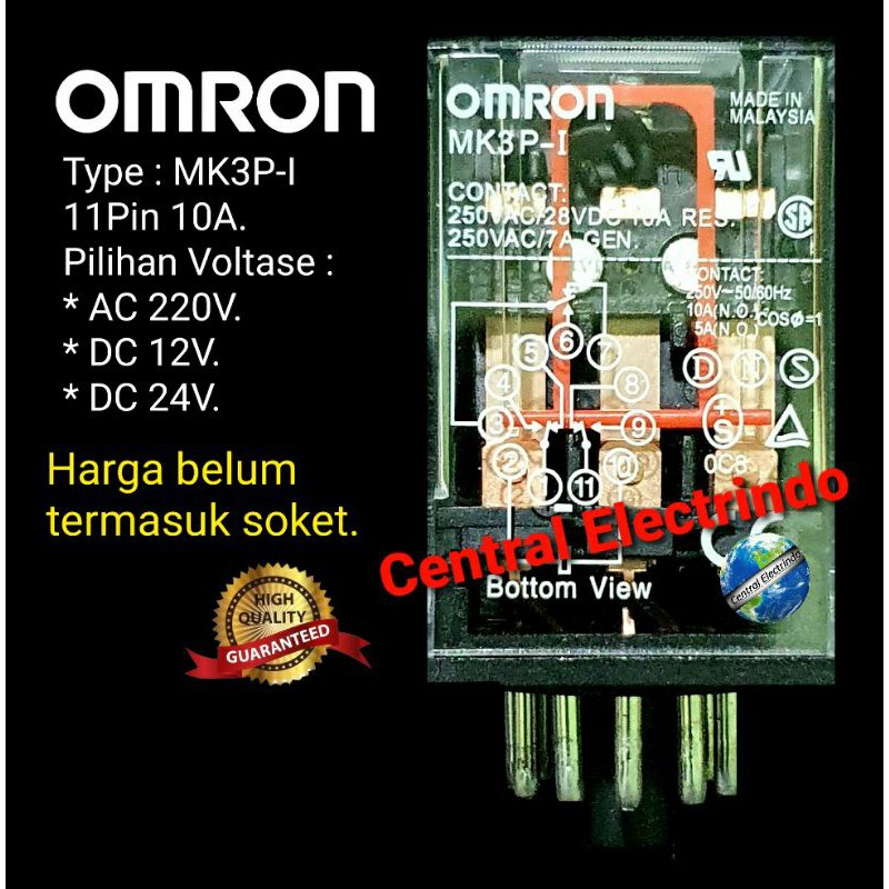 Relay Omron MK3P-I 11Pin 10A.