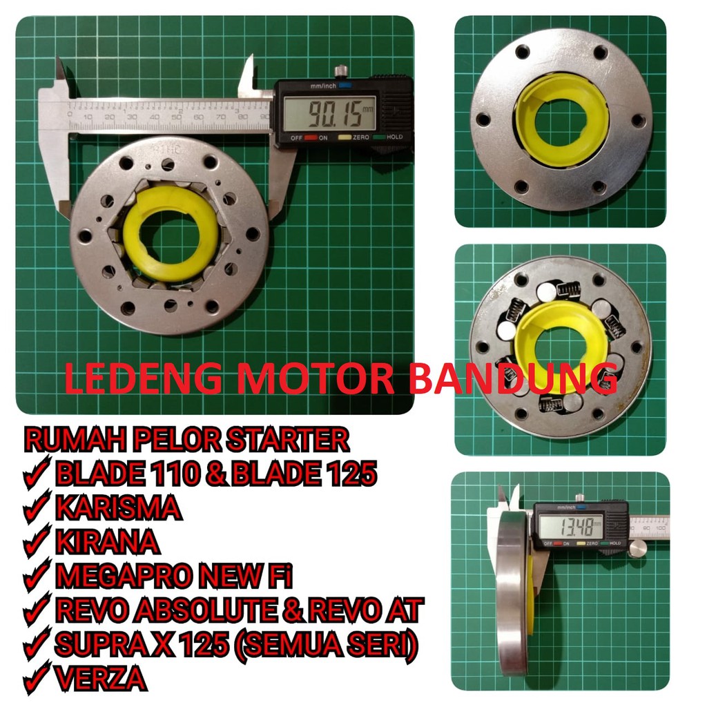 Rumah Pelor Stater Karisma Supra X 125 Blade Revo Absolute Fi Megapro New Verza One Way Assy Choho