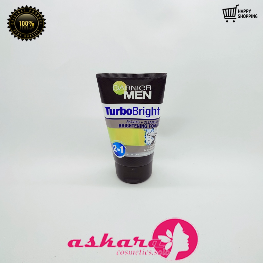 Garnier Men Facial Foam / Garnier Men Facial Wash/ Garnier Men Sabun Wajah / Garnier Men Pembersih Wajah 50ml dan 100ml