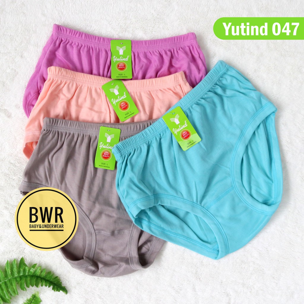 CD Yutind 047 Warna | Celana Dalam Wanita Dewasa Kerut - Bwr VI HA8/LA8