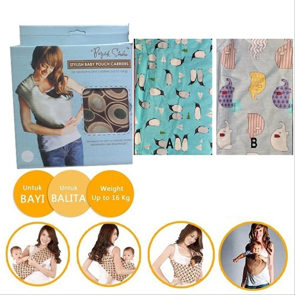 Gendongan Pupsik Studio Baby Pouch | Gendongan Bayi | Gendongan Balita | Gendongan Baby | Gendongan