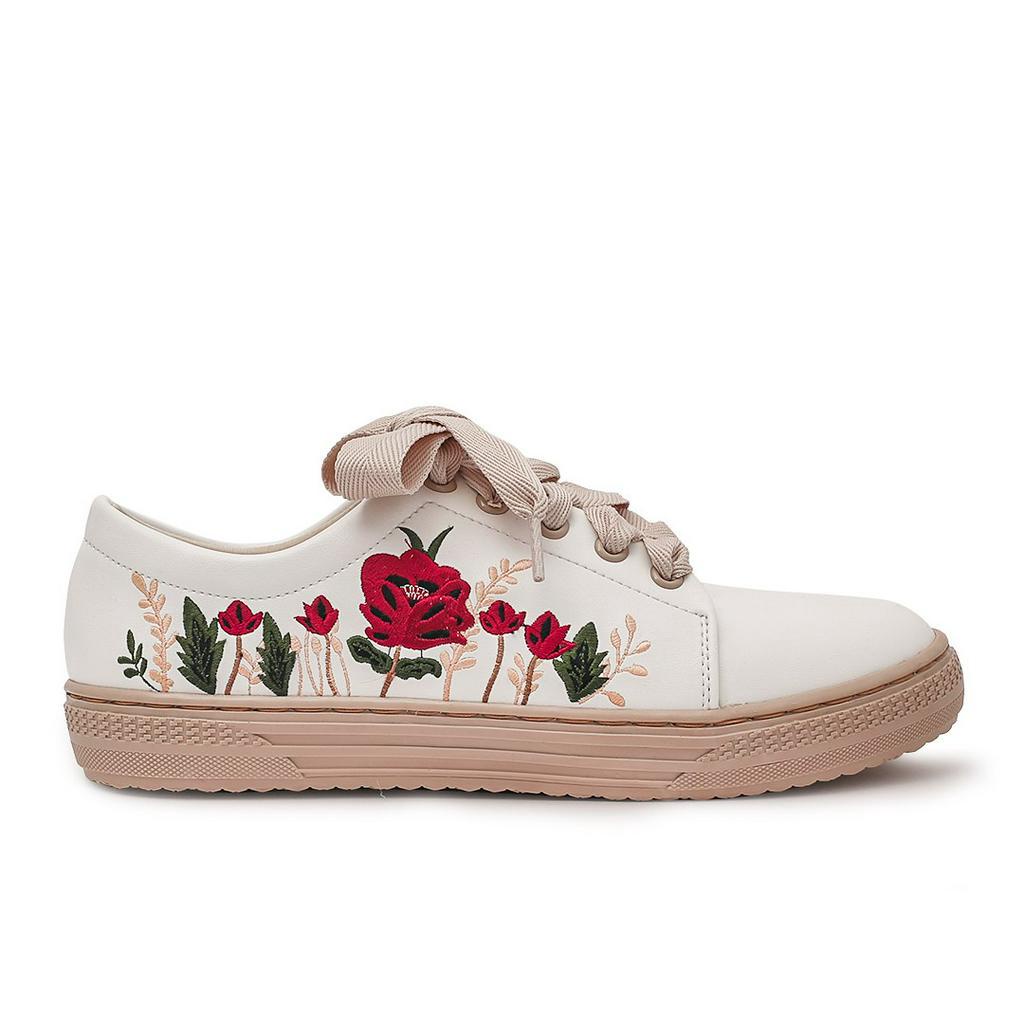 KHK by Khakikakiku Amira Embroidery Sneakers