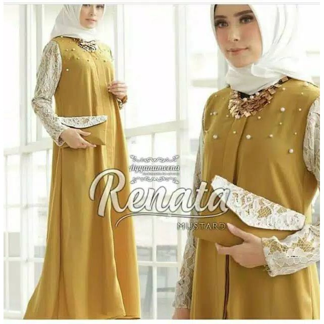 Set Syari Polos Maxmara Lux Anayah Real Pic Haji Umroh Gamis Syari Hijab Syari Bahan ALMA De (