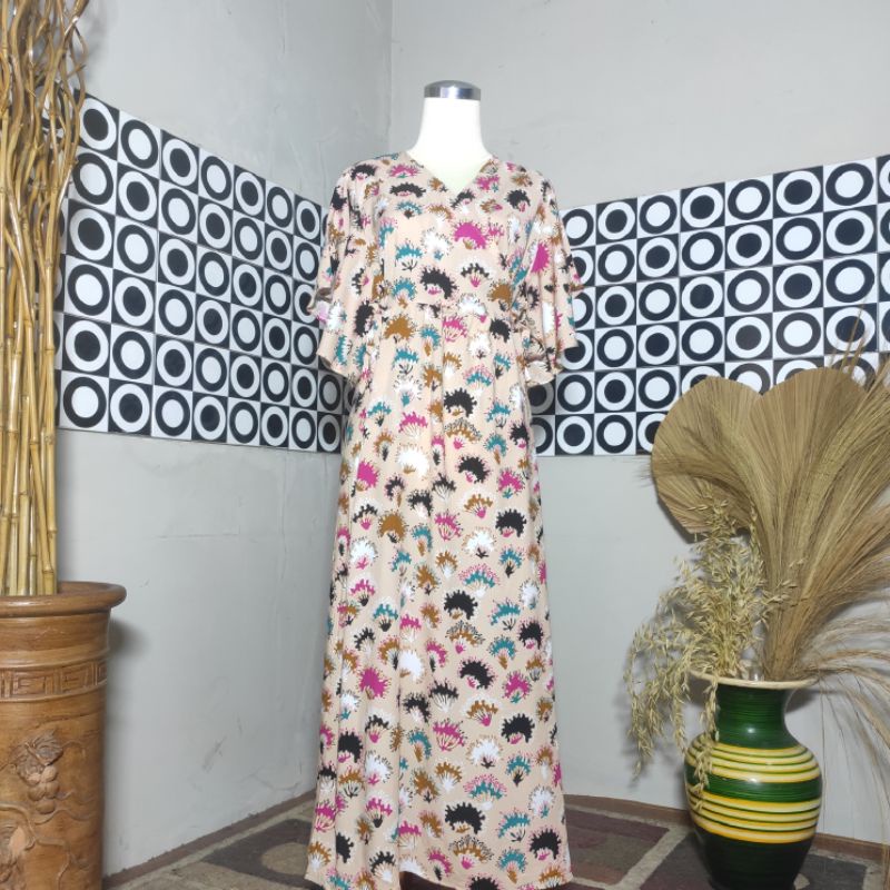 BESTSELLER DASTER KIMONO LENGAN LONCENG RAYON PREMIUM LD 120 PB 125 BUSUI FRIENDLY-Motif 19