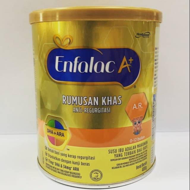 

900GR SUSU ENFALAC A+ A.R AR RUMUSAN KHAS ANTI REGURGITASI 0-12 BULAN
