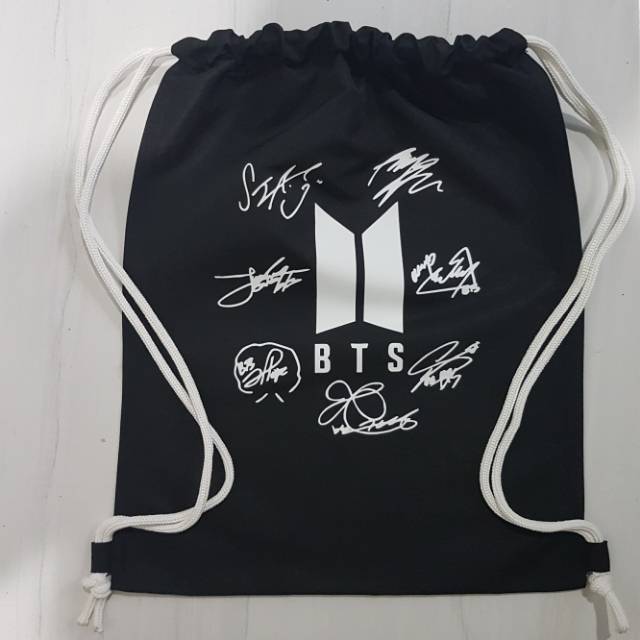 BTS tas serut ransel bangtan boys kpop signature