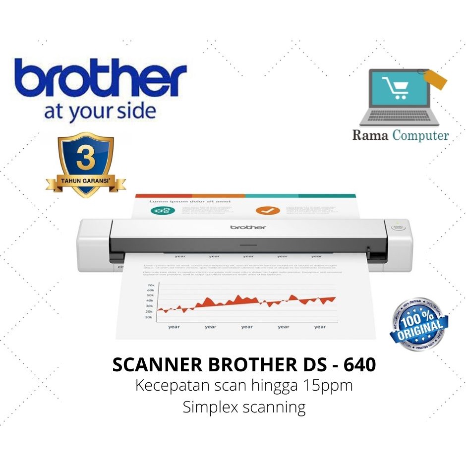 Scanner Brother Color DS-640 DS 640
