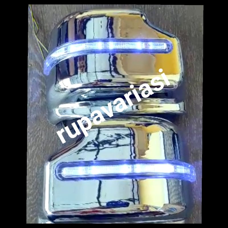 cover tutup spion mobil SUZUKI new JIMNY 2019 2020 2021 2022 nyala lampu led biru + sein kuning jeep