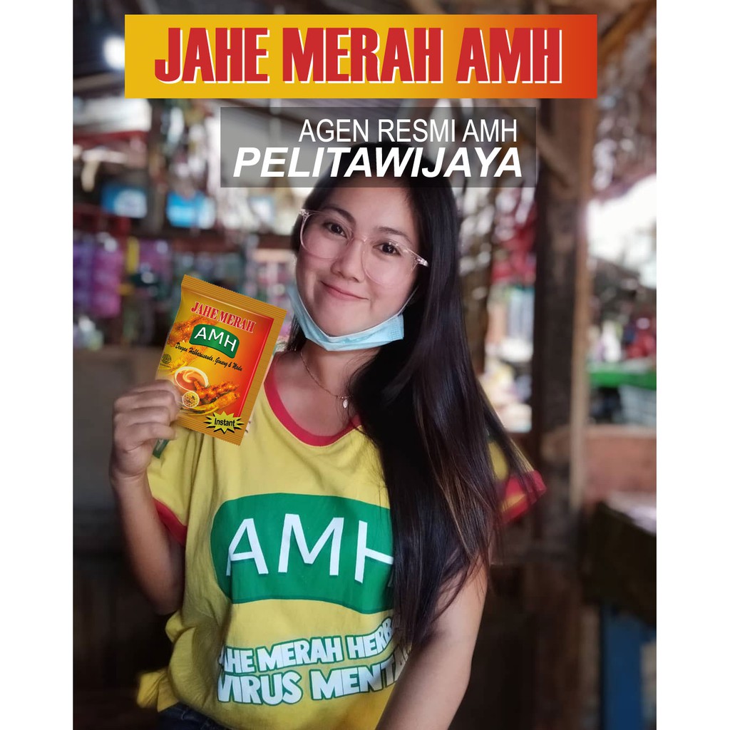 Agen Distributor Jahe Merah AMH Renceng Minuman Kesehatan Herbal Halal