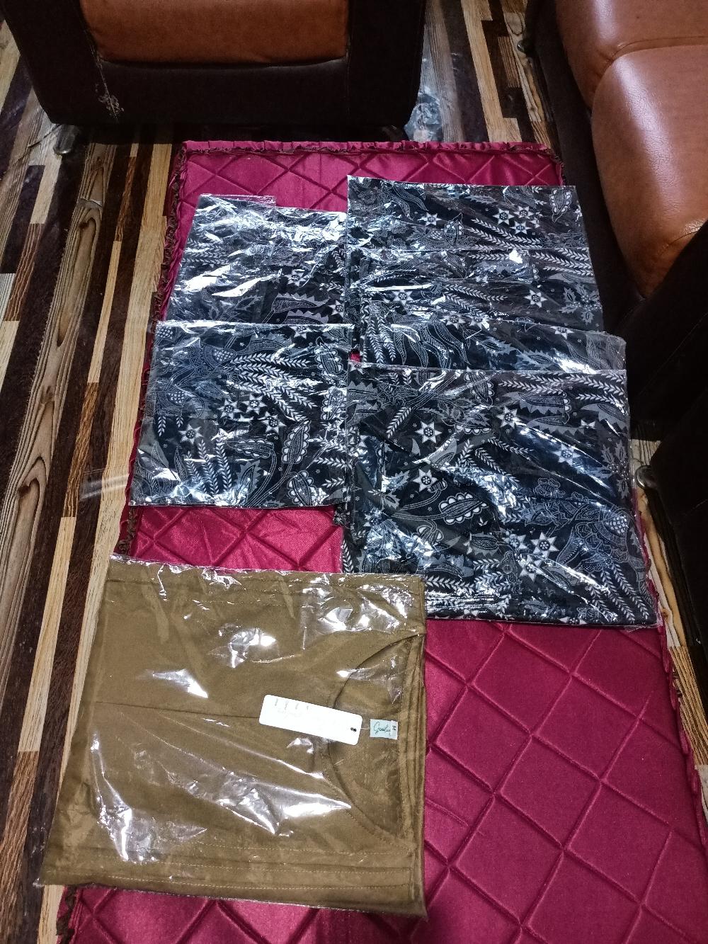 Size M L Xl Xxl Xxxl Bswart Batik Hrb026 Kenongo Hem Pendek Padi Pekalongan M L Xl Batik Pria Murahl