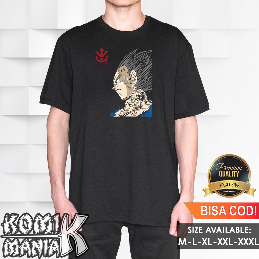 Kaos Distro Anime Baju DragonBall T Shirt Gambar Dragon Ball Tshirt Wibu Lengan Panjang Pendek Origi