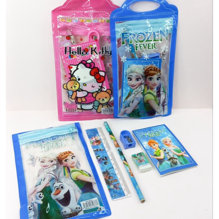 Study Set Anak Karakter Stationery Set Karakter