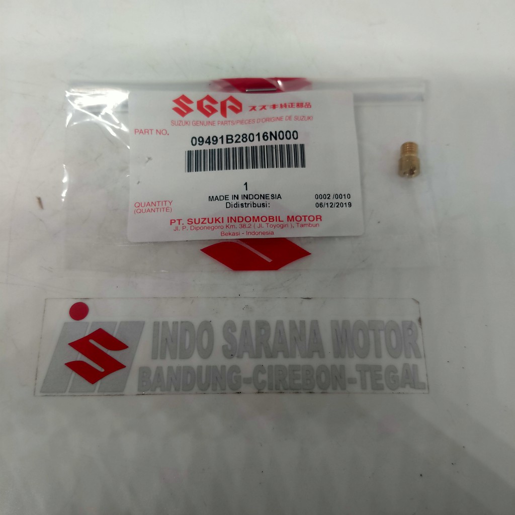 MAIN JET 130 KARBU SUZUKI SKYWAVE 125