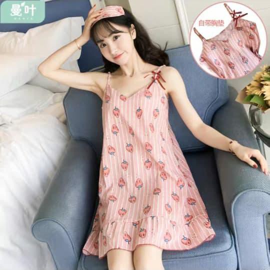 daster baju tidur tali satu varian