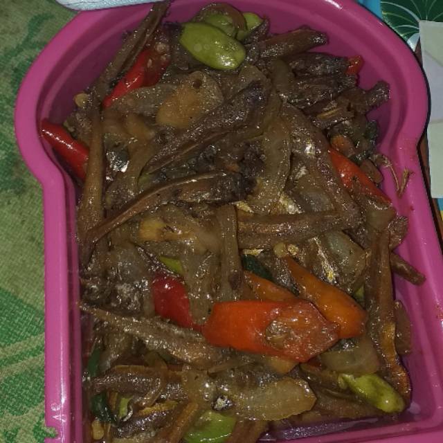 

Oseng Teri pedas
