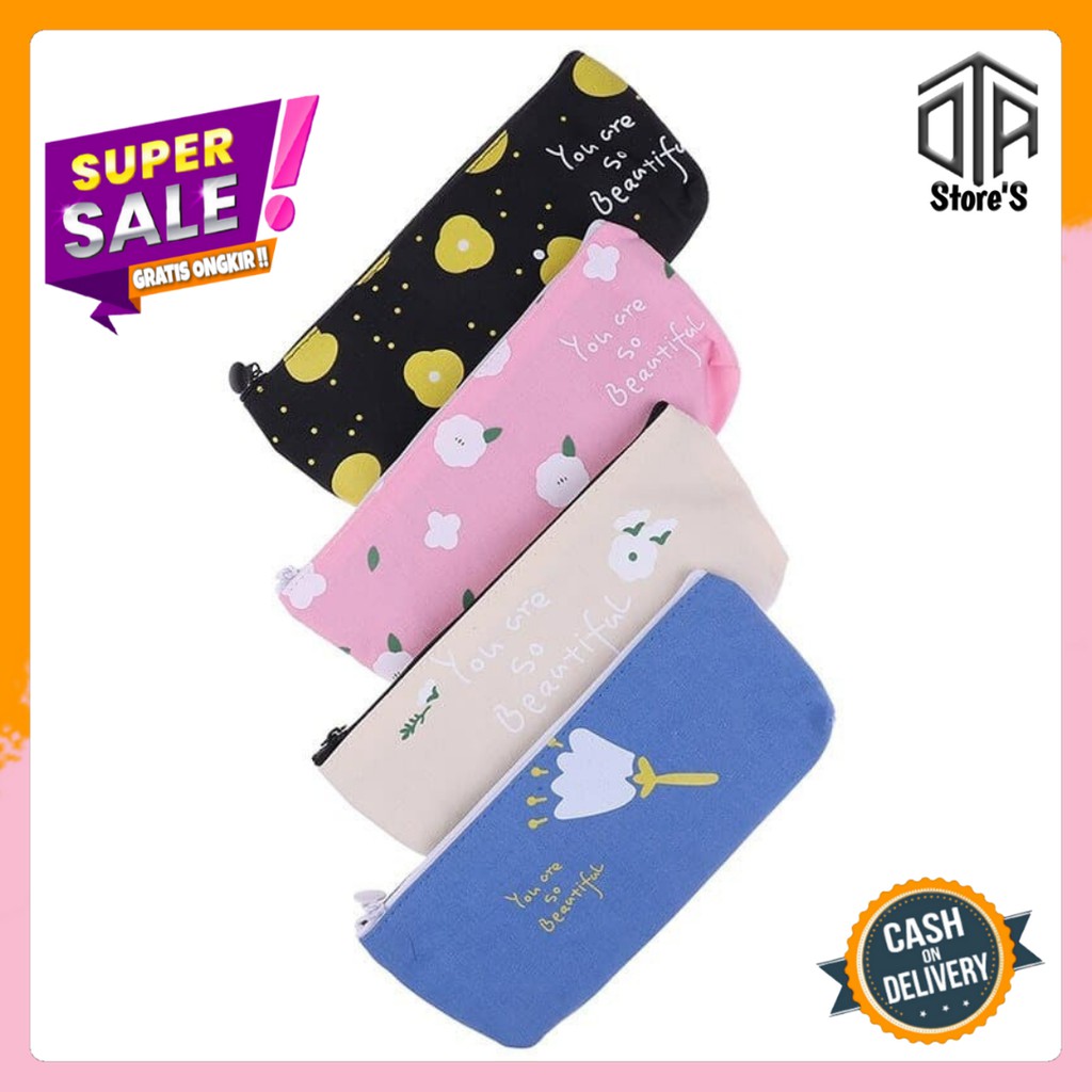 

Tempat Pensil Beautiful Printing Desgrib Alat Tulis Sekolah Kotak Pencil Bolpoin Pouch Kosmetik