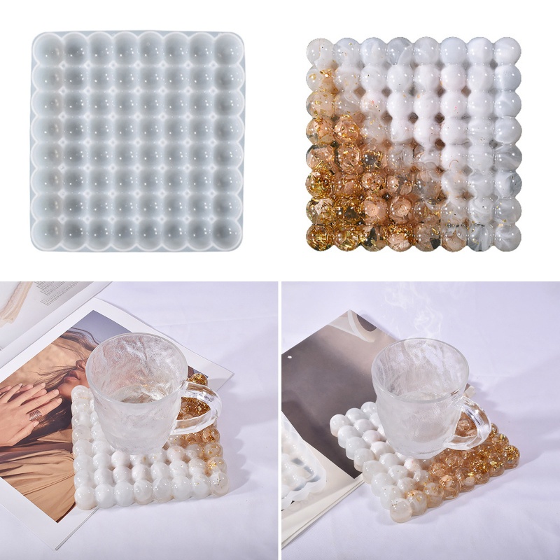 Cetakan Resin Epoksi Bahan Silikon Untuk Membuat Coaster