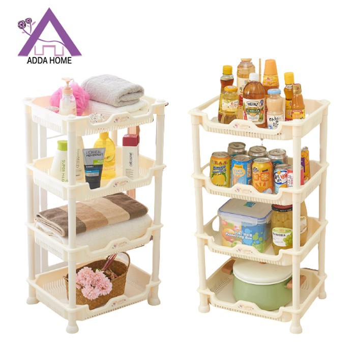 Adda Home - Rak Lemari Barang Rak Dapur Kamar Mandi Serbaguna Susun 71.5x29x38cm