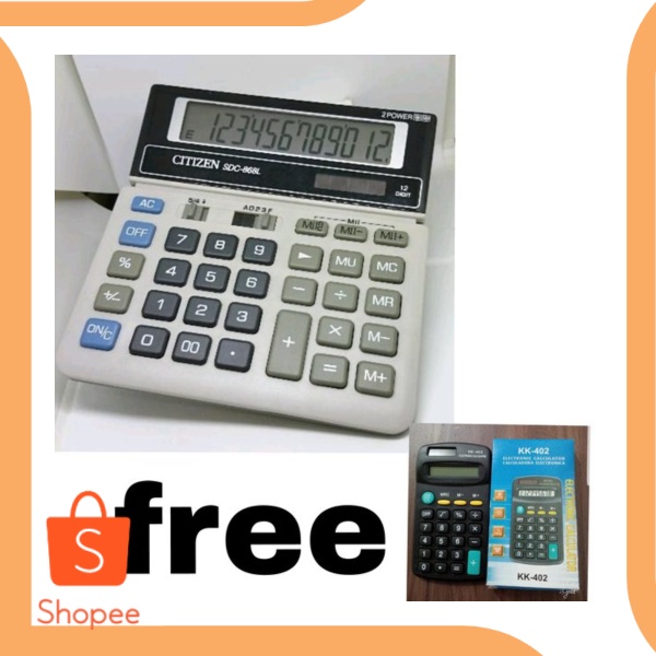 

Promo... Kalulator Citizen 868 L Free Kalkulator Kecil 8 Digit sparepa