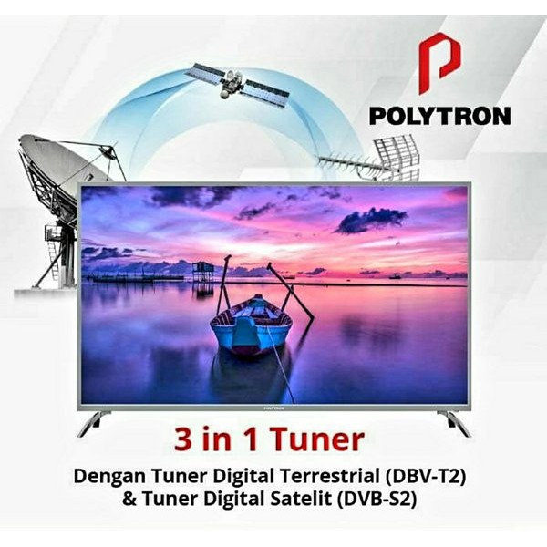 Penawaranspesial POLYTRON 50 inch DIGITAL LED FULL HD TV - 50S883 Diskon