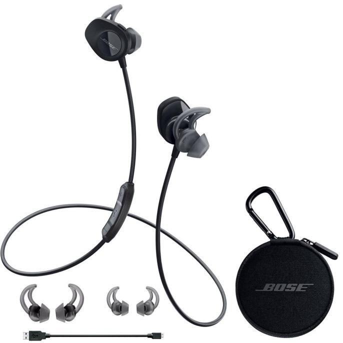 Bose Soundsport Original 100% - Wireless Headset Bluetooth No Box - Hitam Sanah667