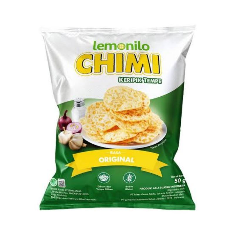 

Lemonilo Chimi Keripik Tempe Original 50 Gr