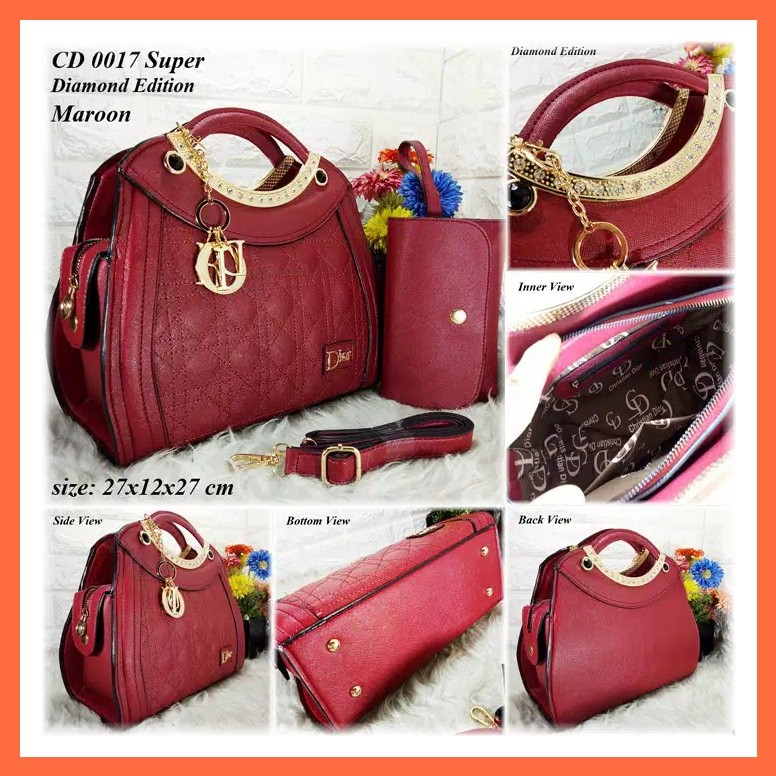 Tas Wanita Tas CD 0017 Super Set (Diamond Edition)